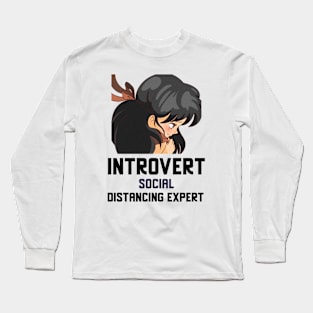 Introvert Social Distancing Expert Long Sleeve T-Shirt